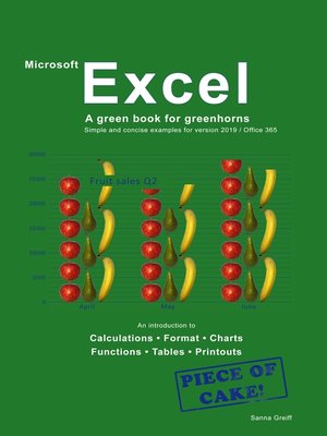 cover image of Excel--A green book for greenhorns